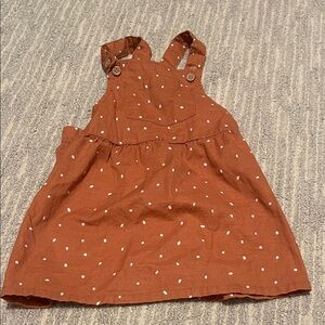 12 month H&M Orange Polka Dot Dress